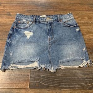 Forever 21 Jean Skirt